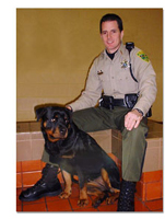 Sherriff Mark Apeland and Missy