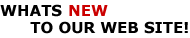 Whats New To Our Site